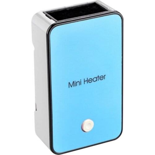 Portable Mini Handy Fan Heater Desk Desktop Winter Warm Fast Electric Heater Thermostat Fan For Bedroom Office Home 220V US Plug