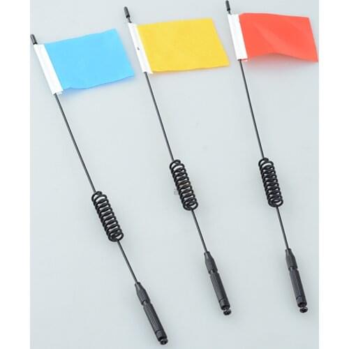 RC Car Parts KM 2nd Generation TRX4 TRX-4 Crawler Axial 289MM Metal Decorative Antenna Flag Truck Cars Accessories TRAXXAS