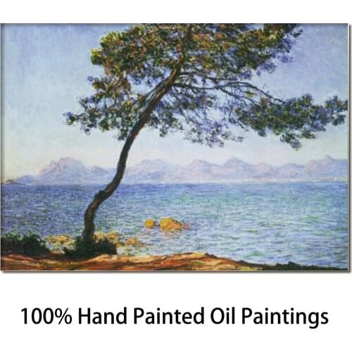 Claude Monet art reproductions of Antibes Trees paintings Landscape Art High quality hand painted