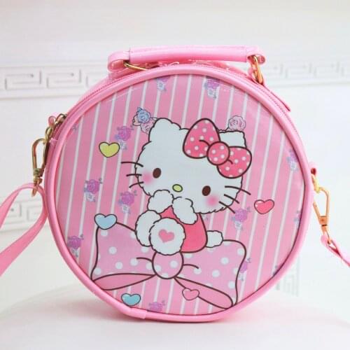 Sanrio Hello Kitty Childrens Coin Purse Cartoon Girl Boy Messenger Bag Shoulder Bag Kids Mobile Phone Bag