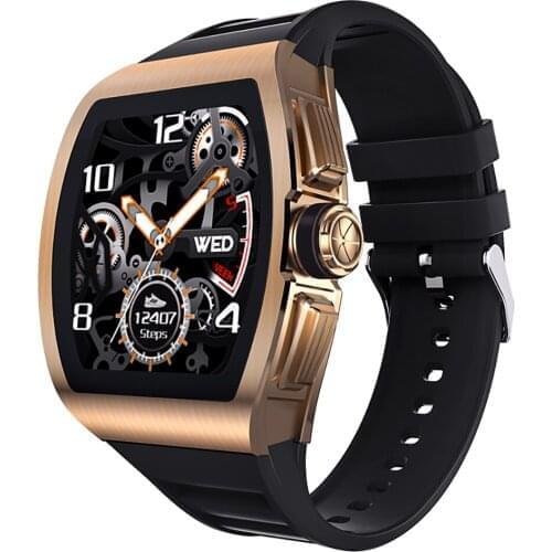 Miller M1 IP68 Smart Watch for Android and iOS, 1.4 Inch Touch Screen Business Smartwatch with 24 Hours Heart Rate Monitoring