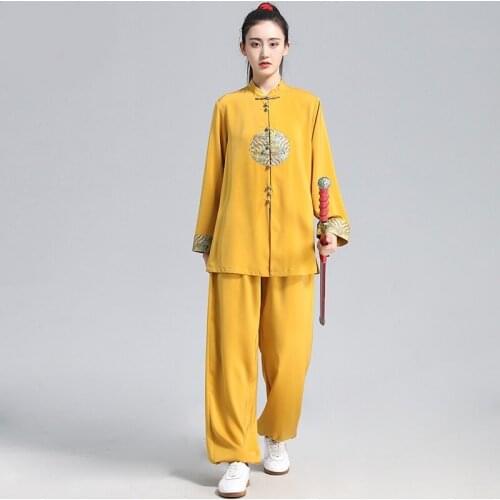 Tai Chi Clothing High Quality Wushu Kung Fu Uniforms Martial Arts Wing Chun Suit Casual Traditional Chinese Costumes 12464
