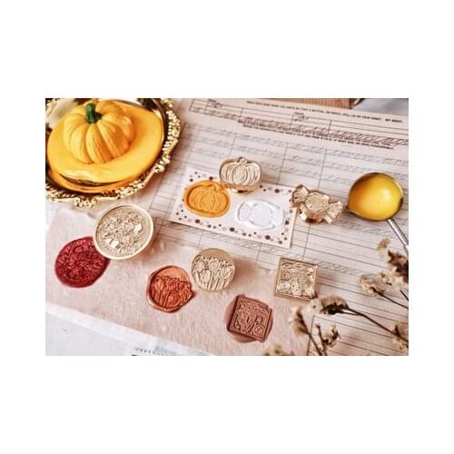 Wax Seal Stamp Replace Copper Head Vintage Antique 3D Relief Sealing Wax DIY Wedding Invitations Scrapbooking Stamp Head