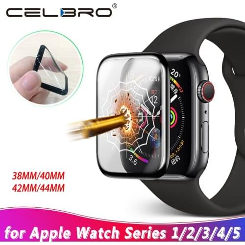 3D Full Cover Screen Protector for Apple Watch 6 SE 5 4 3 2 1 Protective Film Not Tempered Glass for iWatch 38MM 42MM 40MM 44MM