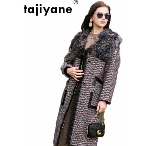 Coat Winter Autumn Women Clothes 2021 Korean Vintage Tops Manteau Femme Hiver Real Fur Coat Wool Jacket Woolen Coats ZT1078