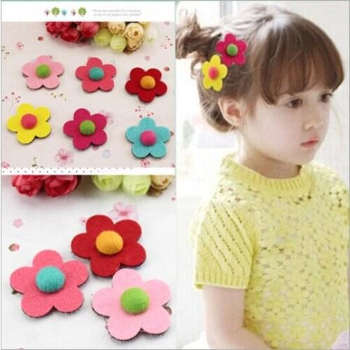 1pcs New Korean Fashion Kids Girl Hair Accessories Cute Camellia Posts Hair Bands Girl Hairband Hair Rope Gum Rubber Hot Band