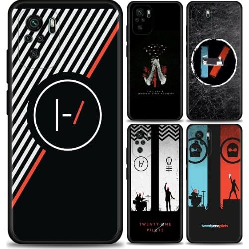 Phone Case For Xiaomi Redmi Note 9S 9 8 Pro 7 8T 8 10 9S Soft Case For Redmi 9A 8A 7A 7 Black Fundas BM0158_Twenty One Pilots 21