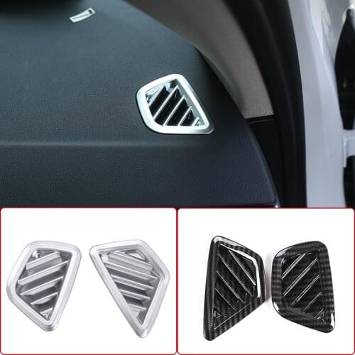 Car Styling Dashboard Air Conditioning Outlets Frame Decorative Cover Sticker Trim For BMW 5 Series G30 2018-2021 Auto Accessory