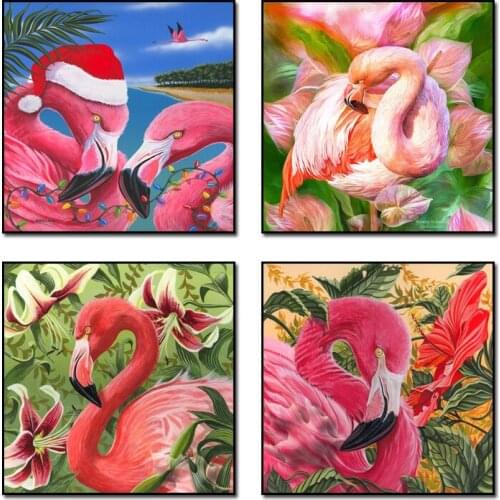 Diy diamond painting Cross stitch kit Diamond embroidery Red Bird 3d square drill rhinestone pasted painting Crafts Needlework