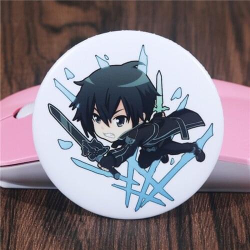 FFFPIN 5.8cm Big Japan Anime Cartoon Brooch Sword Art Online Badge Cosplay Pin Game Coin Icon Backpack Ornament for Clothing