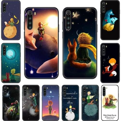 Cartoon Little Le Petit Prince Phone case For Xiaomi Redmi Note S2 4 5 6 7 8 A S X Plus Pro black art funda luxury cell cover 3D