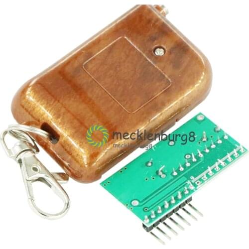 1Set IC 2262/2272 Four Ways 4 CH Key Wireless Remote Control Kit 315Mhz ASK Decoding Receiver Board Module For Arduino 5V/12V