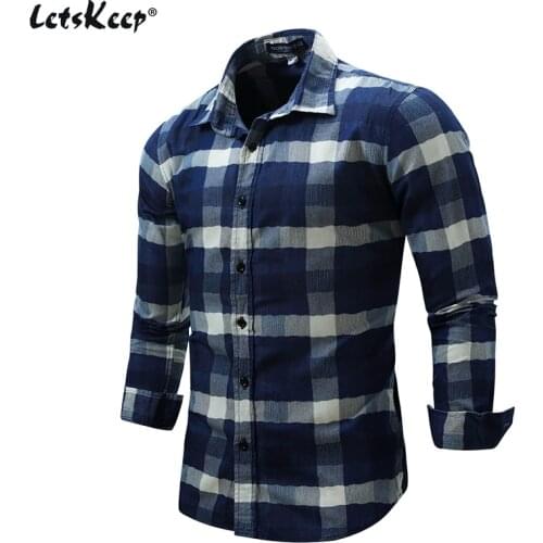 Мужские клечатые рубашки LetsKeep China At AliExpress