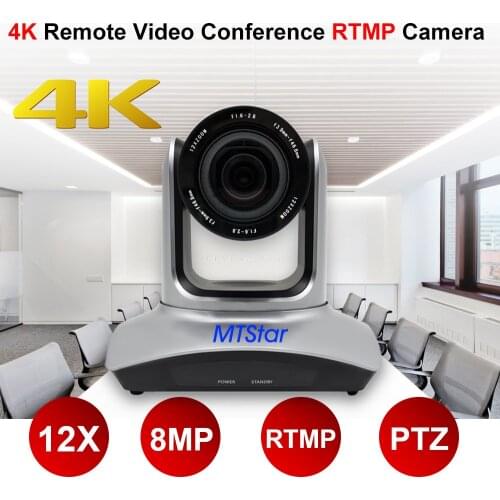 Mtstar Sony 4K 12X IMX415 Camera RTMP VISCA ONVIF Protocol HD-MI USB Interface PTZ Video Conference Camera with Remote Control