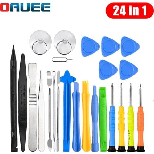 24 in 1 Mobile Phone Repair Tools Opening Screwdriver Set for iPhone iPad Laptop Computer Disassemble Hand Tool Kit Opening Tool