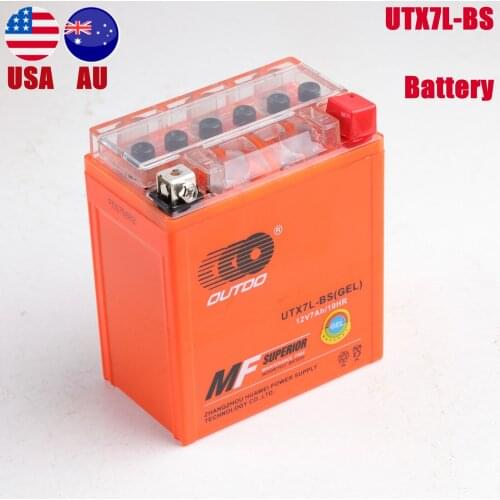New GEL UTX7L-BS Motorcycle Battery ATV Bike Batteries For Honda NX125 CB250 CBR CMX250C 250 CB600F NHX110 DB3 225 600