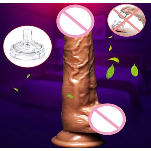 USB Charging Huge Dildo Vibrator Silicone Dildo Realistic Suction Cup Penis Sex Toys Wired Remote Female Masturbation Sextoys
