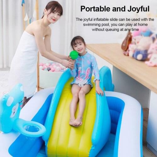 Hot Inflatable Waterslide Wider Steps Slide Swimming Pool Supplies Kids Water Play Recreation Facility Children Playground Slide