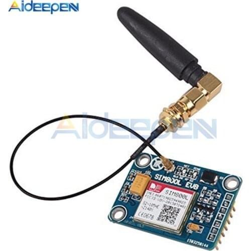 SIM800L Wireless GSM GPRS Module LGA Quad-Band SIM Board 850/900/1800/1900MHz With Antenna Cable Cap For Arduino