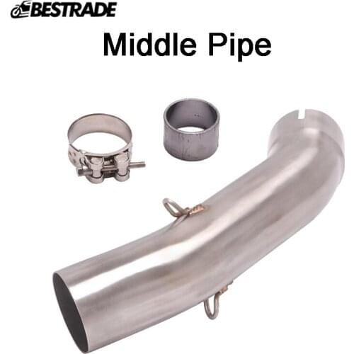 Motorcycle Exhaust Middle Connect Link Pipe Stainless Steel Modified For Duke 250 390 RC390 2021 Duke 250ADV 390ADV 2020-2021