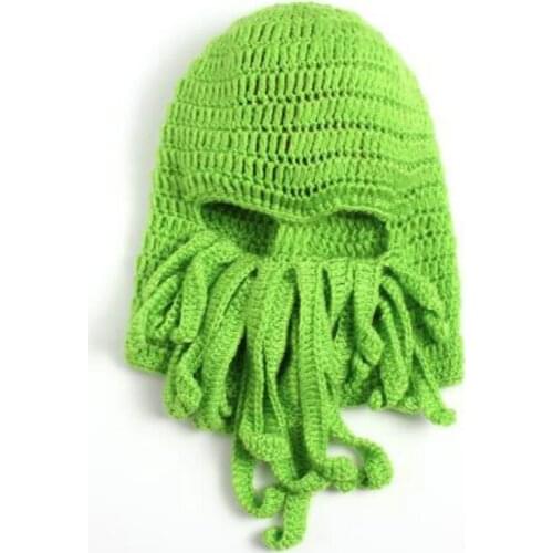 Tentacle Octopus Cthulhu Knit Beanie Hat Cap Wind Ski Mask 2016 Beanies Caps