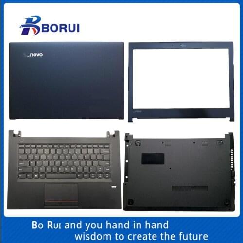 For Lenovo E42-80 E42-70 V510-14IKB Laptop LCD Back Cover/Front Bezel/Bottom Case/Palm rest/Keyboard Bezel With Fingerprint Hole