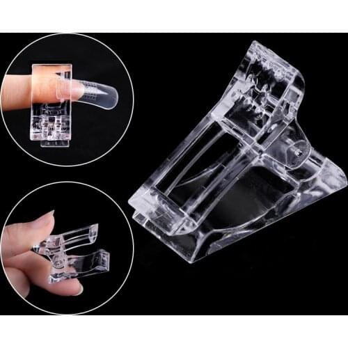 5/1Pcs Nail Clip Acrylic Nail Plastic Fake Finger Polish Extension Tips Quick Building Mold UV Gel LED Manicure Art Builder Tool