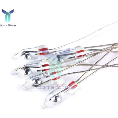 10Pcs 3mm 5mm Mercury Switch Tilt Switch Unidirectional Motion Sensor Switch Fully Sealed Device High Accuracy and Conductivity