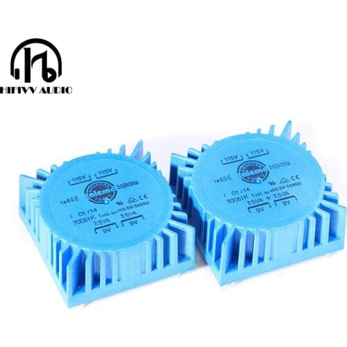 15W hifi audio Sealed transformer 15W Output voltage 9V 9V Green sealed transformer M15 DAC transformer