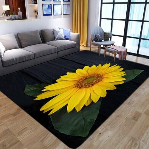 Flowers Pattern 3D Printed Carpet Kids Room play Area Rugs Child Game Floor Mat Home Decor Large Carpets for Living Room Bedroom