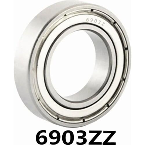 5pcs/lot 6903ZZ Deep Groove Ball Bearings Thin Section 6903-ZZ 6903ZZ 17*30*7mm 17*30*7 Bearing Steel Material
