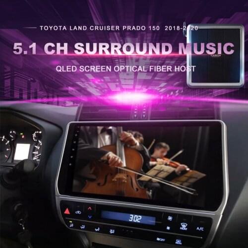 Car DVD For Toyota Land Cruiser Prado 150 2018-2020 Car Radio Multimedia Video Player Navigation GPS Android Double Din