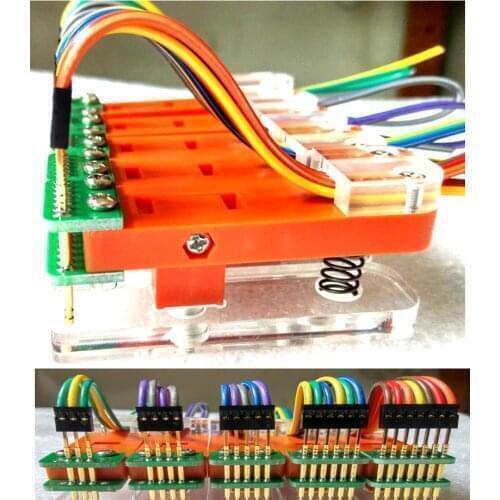 DYKB 1.27mm 3P 4P 5P 6P 7P 8P 9P 10P spacing Test stand PCB clip Clamp Fixture fixture Probe pogo pin Download Program Burn