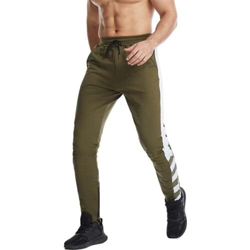 2021 Joggers Pants Mens Sweatpants Cotton Trackpants Casual Trousers Male Gyms Fitness Workout Autumn Running Sportswear