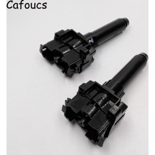 Cafoucs For Toyota Land Cruiser Prado LC150 2013-2016 Headlight Washer Nozzle Headlamp Water Spray Jet