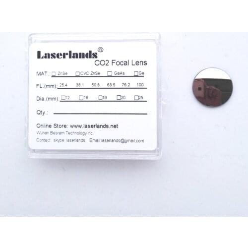 GAAS D=20mm Focal Lens Collimation Lens for CO2 10600nm Laser Engraving/marking/cutting machines