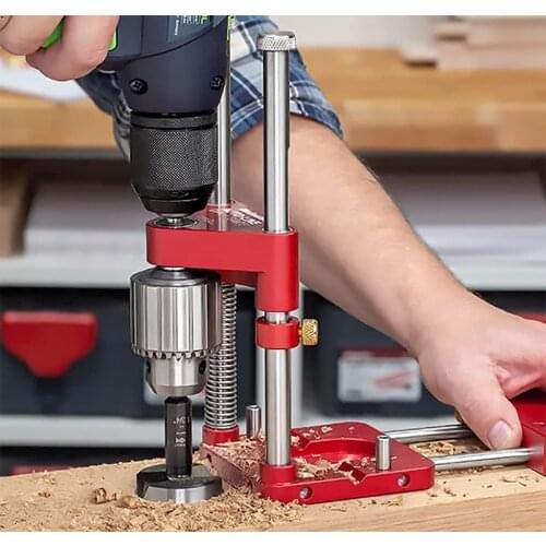 Adjustable woodworking drilling guide locator multiple Angle conversion quick drilling guide template