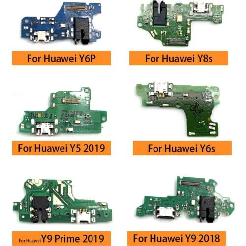 New For Huawei Y5 2019 USB Charging Port Mic Microphone Dock Connector Board Flex Cable Repair Parts