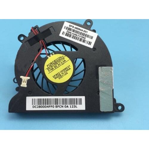 Original Laptop CPU Cooling Fan for HP Intel DV4 CQ40 CQ41 CQ45 DV4 DV4-1000 DV4-1220 DV4-1414LA KSB0505HA 486844 -001 2 Pins