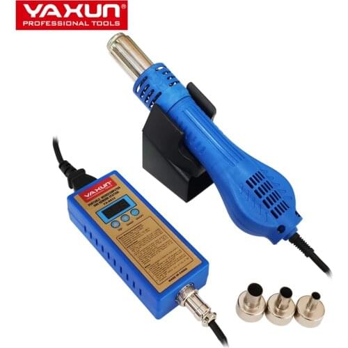 New YAXUN YX8033 Portable Microcomputer SMD Rework station Mini Hot air gun for Mobile Phone Repair