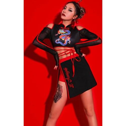 Sexy Jazz Dance Clothes For Women Mesh Hip Hop Dance Wear Nightclub Outfits Pole Dance Clothing GOGO DJ DS Dance Costume DL6824