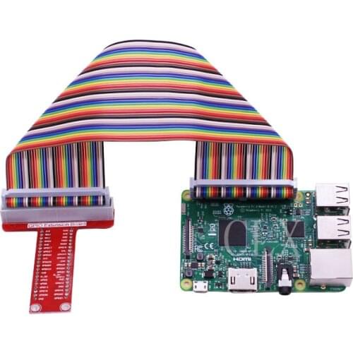 Raspberry Pi 40 Pin Extension Board Adapter +40 Pin GPIO GPIO Cable Line for Raspberry Pi 4B / 3B+ / 3 for Orange Pi PC