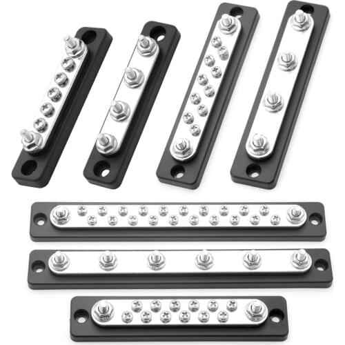 Bus Bar for Truck Boat RV 48V 100 150 Amp Busbar Buss Barwith Clear Transparent Cover touring vehicles parts accessories