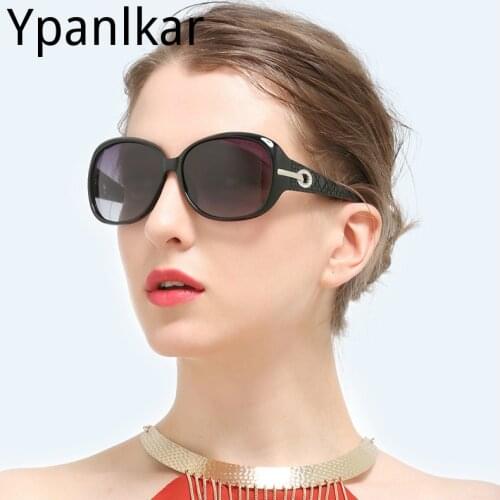 Sunglasses Ladies New Tide Anti-ultraviolet Sunglasses Fashion Sunscreen Round Face Polarized Goggles