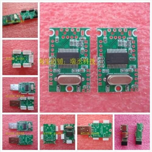 USB2 High Speed Hub splitter Extension module 1 drag 4 HUB transfer interface board Linux Android Driver Free