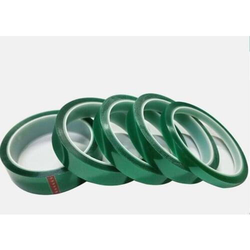 1pcs 33M Green PET Tape High Temperature PCB Solder Protect board plating protection spray masking tape Thickness 0.06mm