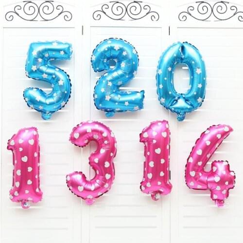 40 inch Number Foil Helium Balloon Rose Gold 5 Colors Birthday Party Celebration Decoration Balloons LX1603
