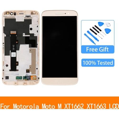 5.5" Original LCD For Motorola Moto M LCD Display Touch Screen Digitizer Replacement For Motorola Moto m / XT1662 XT1663 LCD