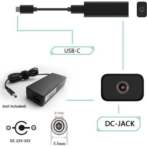 65W Mini Power Supply DC Adapter Charger Connector USB Type C Converter for Lenovo Hp Asus Laptop PC Computer Accessories G6DD