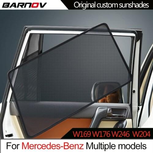 Car Special Magnetic Curtain Window SunShades Mesh Shade Blind Original Custom For Mercedes-Benz W169 W176 W246 W203 W204 W205